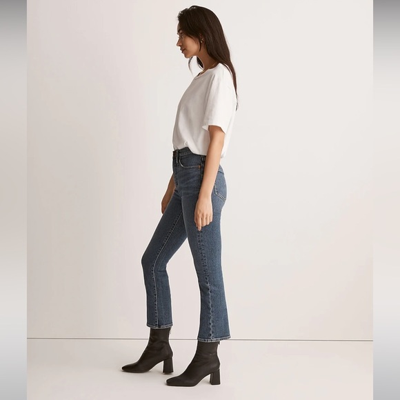 MADEWELL Cali Demi-Boot Jeans Danny Wash Women’s 28 Tall Magic Pockets - Picture 1 of 11